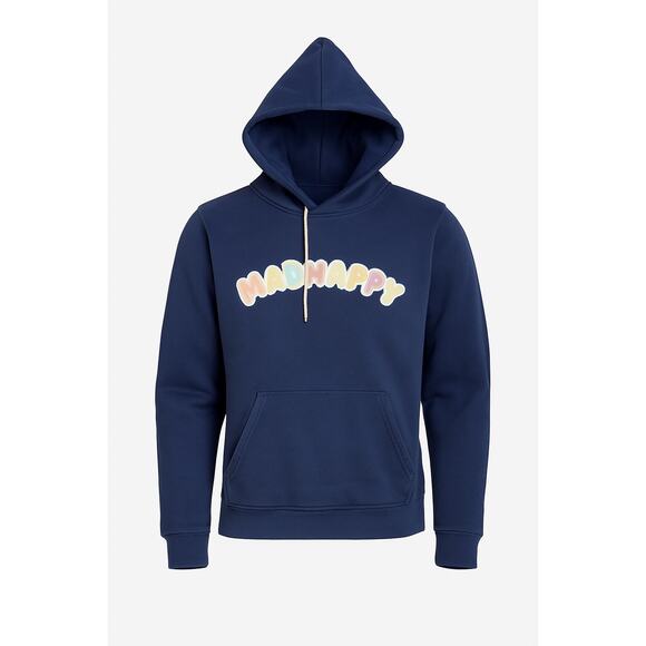 Madhappy Local Optimist Hoodie Navy Blue Size L - Picture 1 of 8